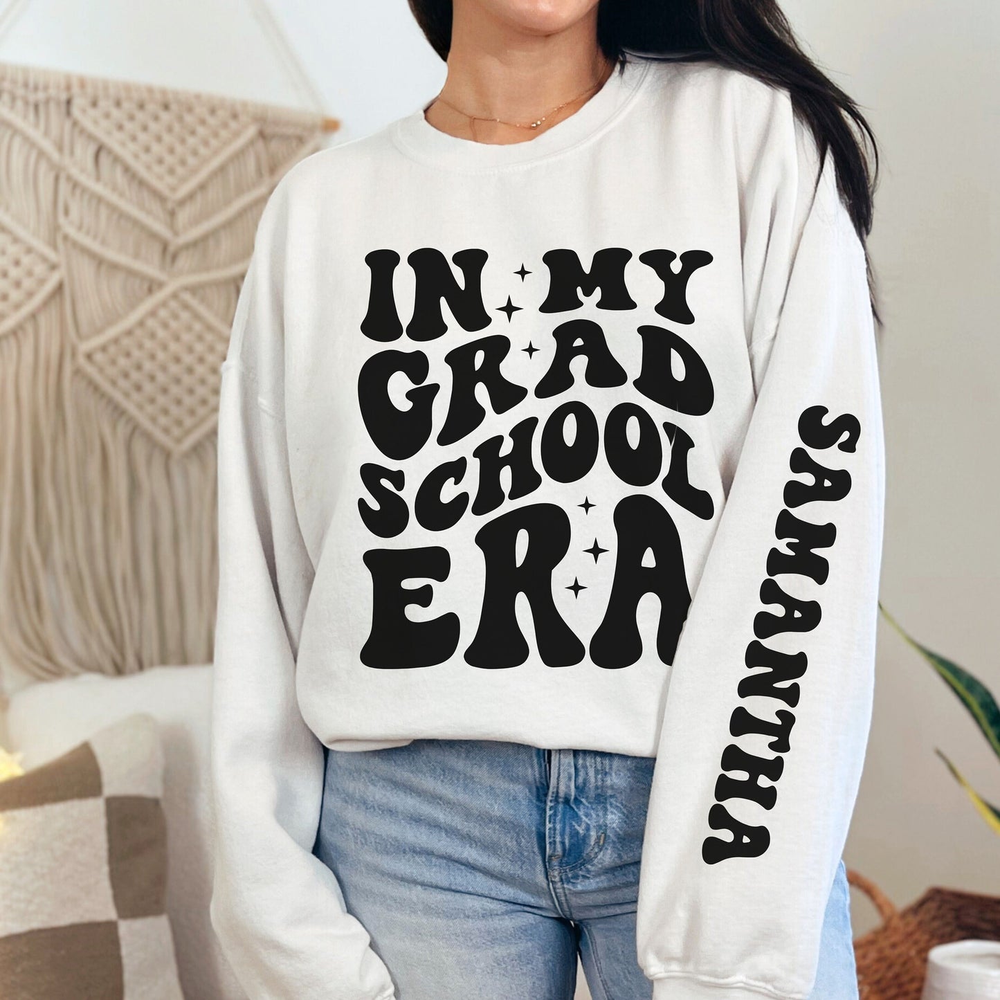 Custom In My Grad School Era Sweatshirt