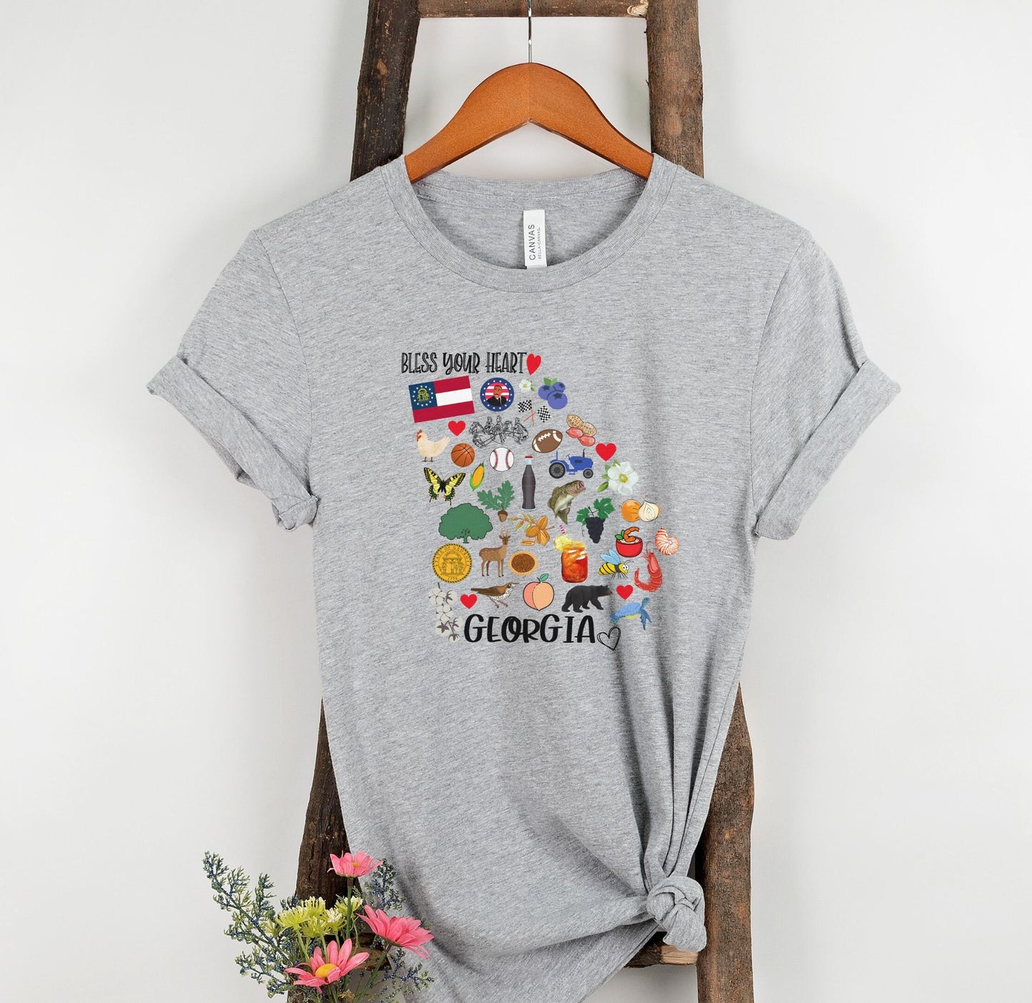 Georgia State Map Shirt