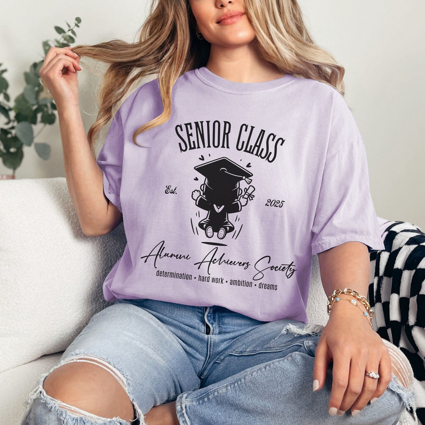 Senior 2025 Social Club Comfort Colors Class of 2025 Shirt