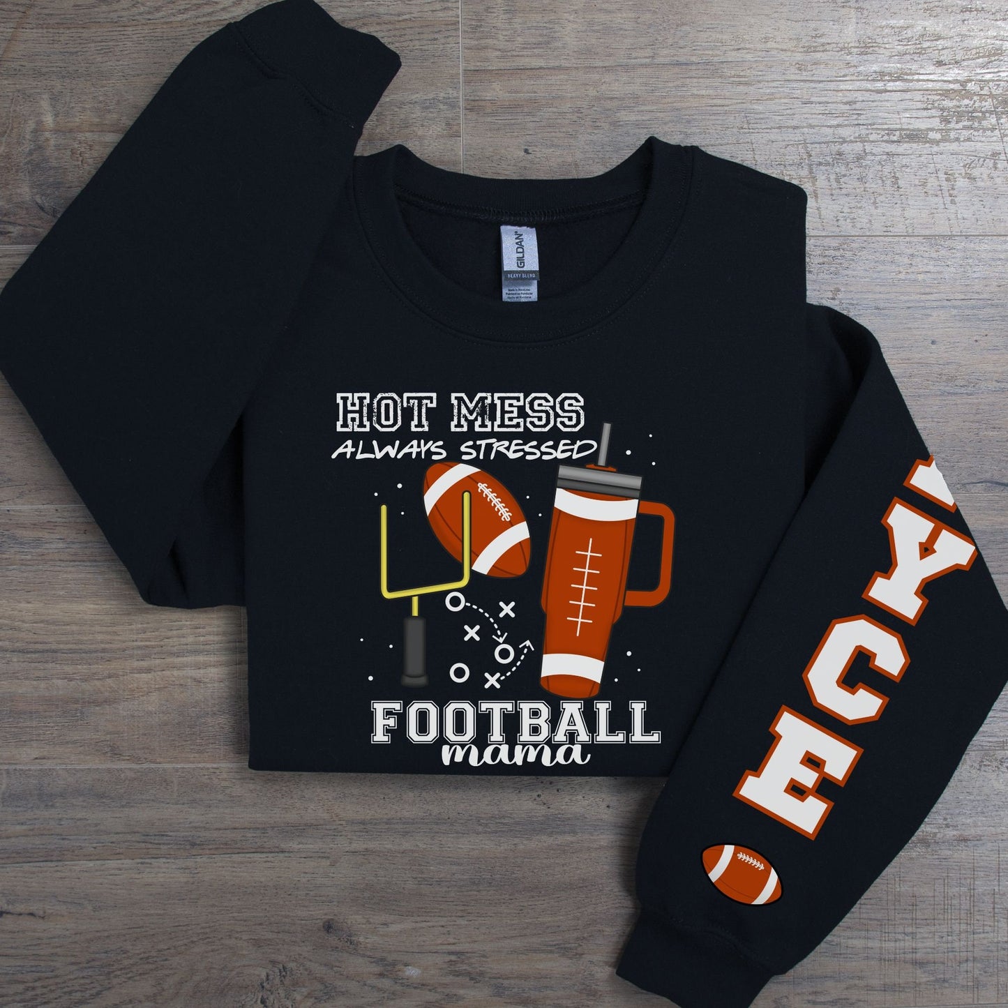 Football Mama Sweatshirt - Customized Game Day Shirt for Women