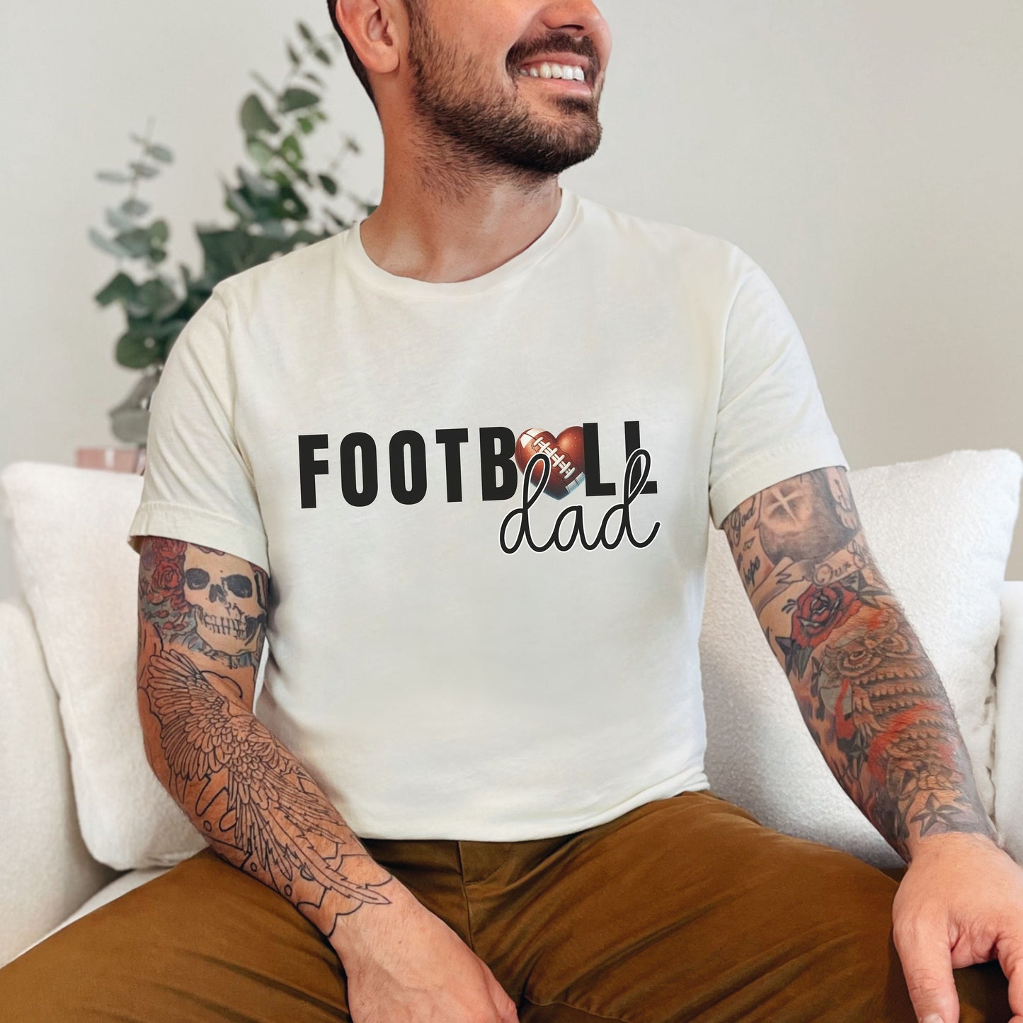 Fathers Day Football Shirt - Sports Dad Gift For Men