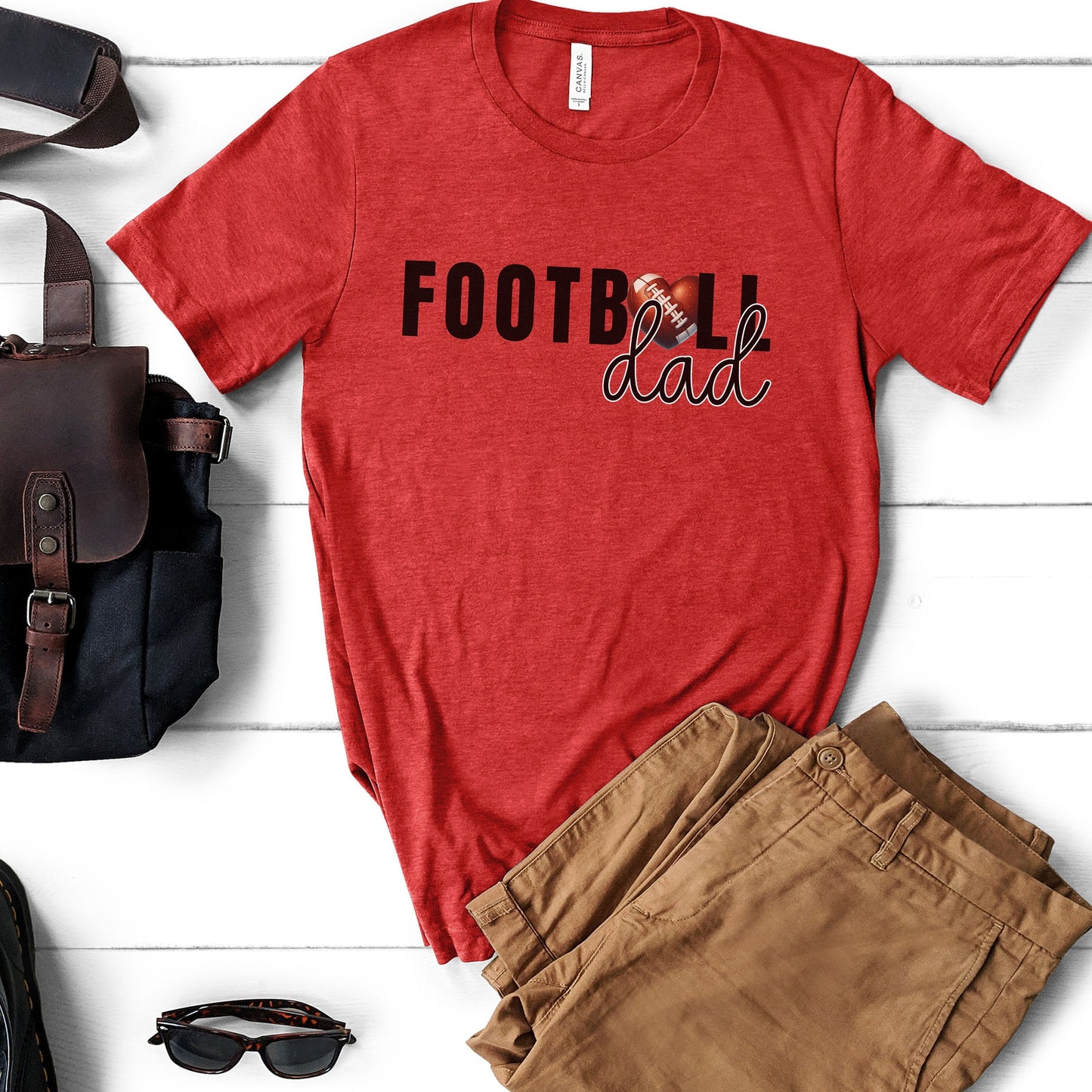 Fathers Day Football Shirt - Sports Dad Gift For Men