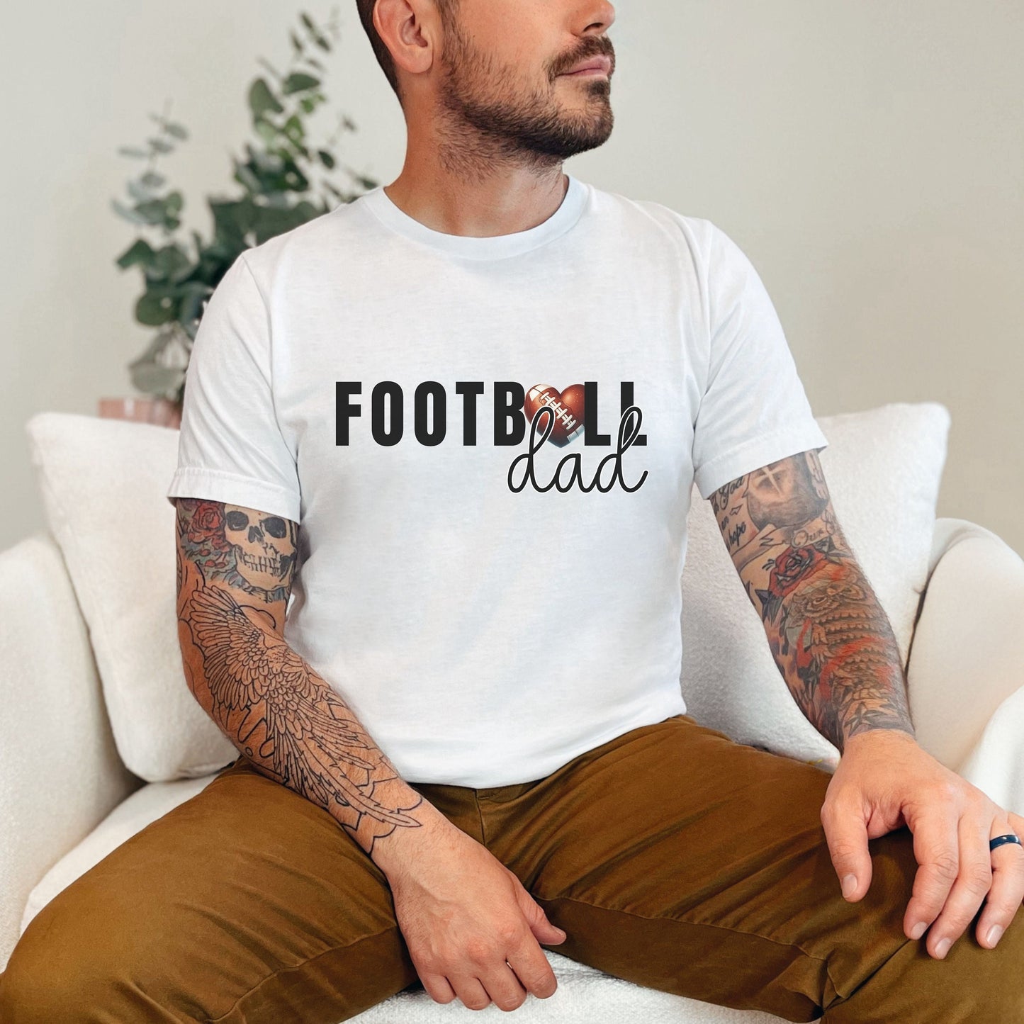 Fathers Day Football Shirt - Sports Dad Gift For Men