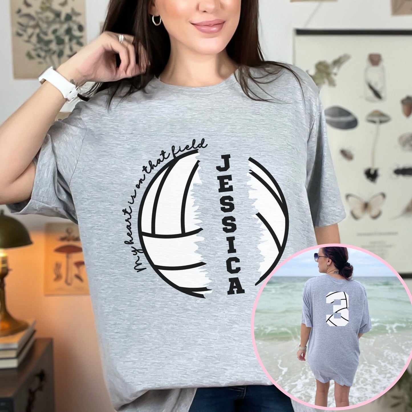 Custom Volleyball Name and Numbers Shirt