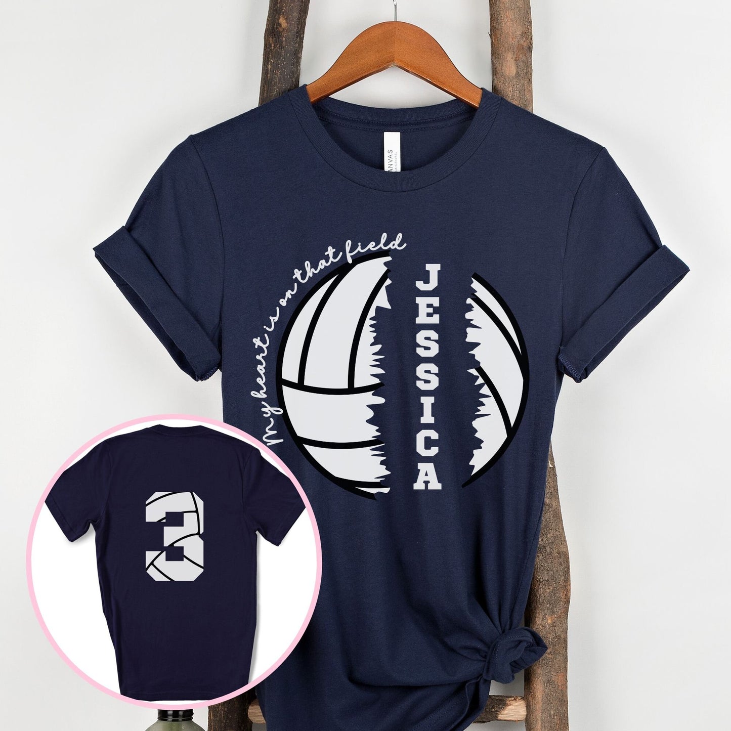 Custom Volleyball Name and Numbers Shirt