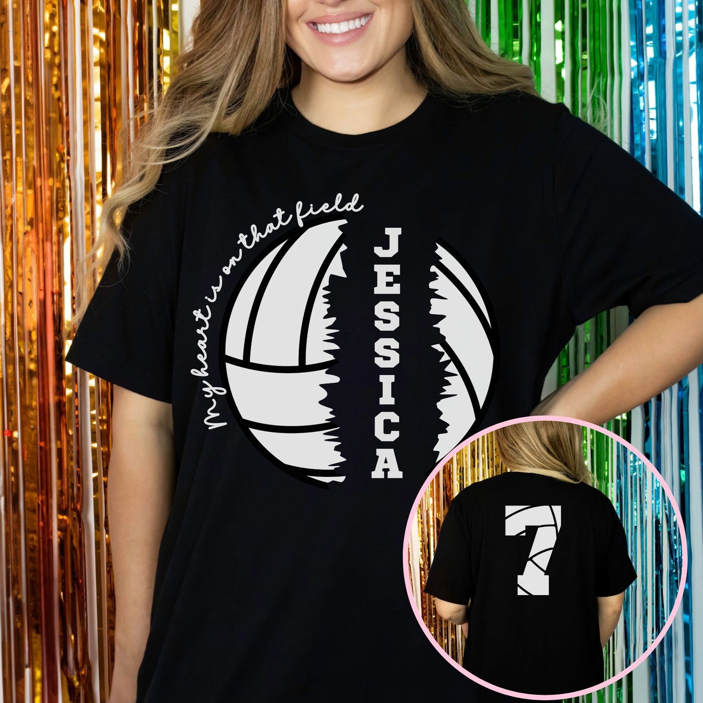 Custom Volleyball Name and Numbers Shirt