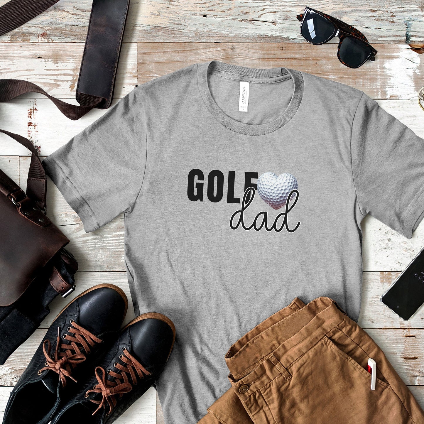 Golf Shirt - Game Day Fathers Day Sports Dad Golf Lover Gift for Men