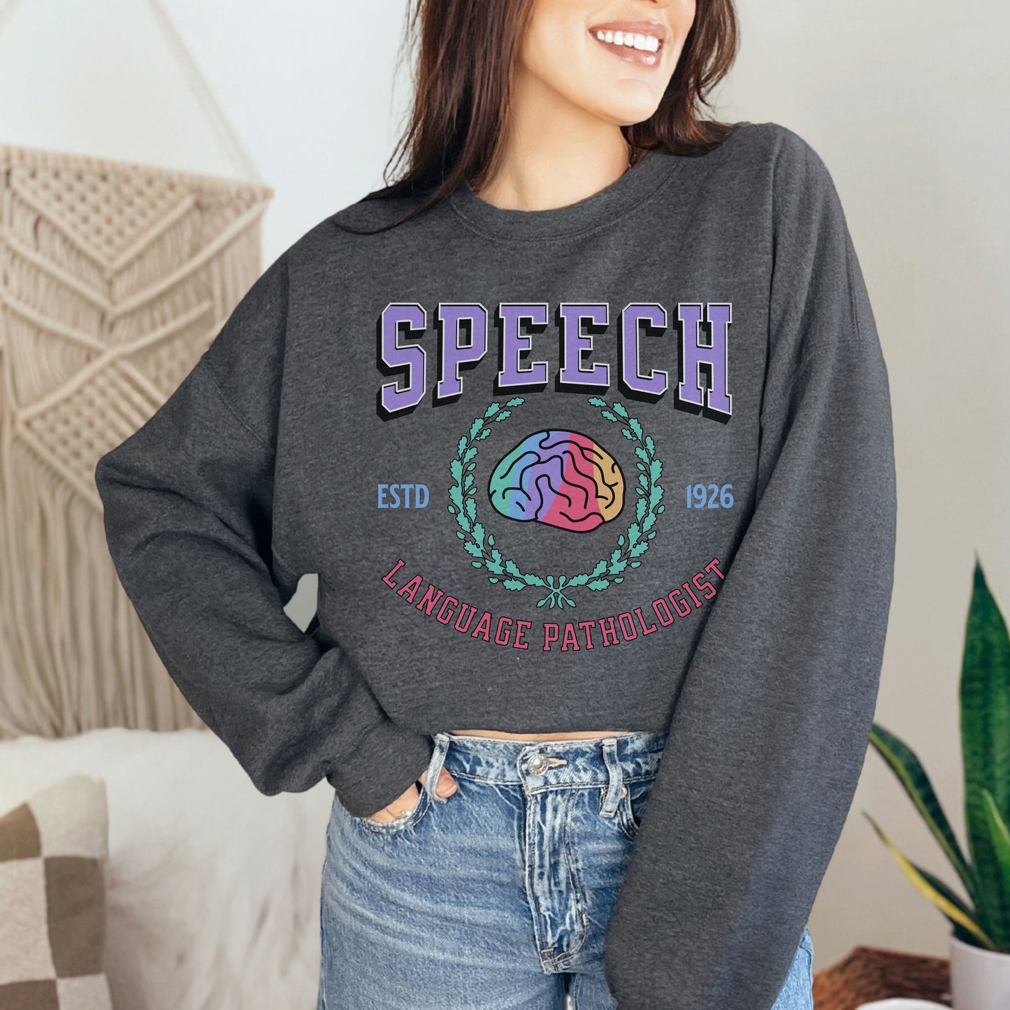 Speech Therapy Varsity Sweatshirt