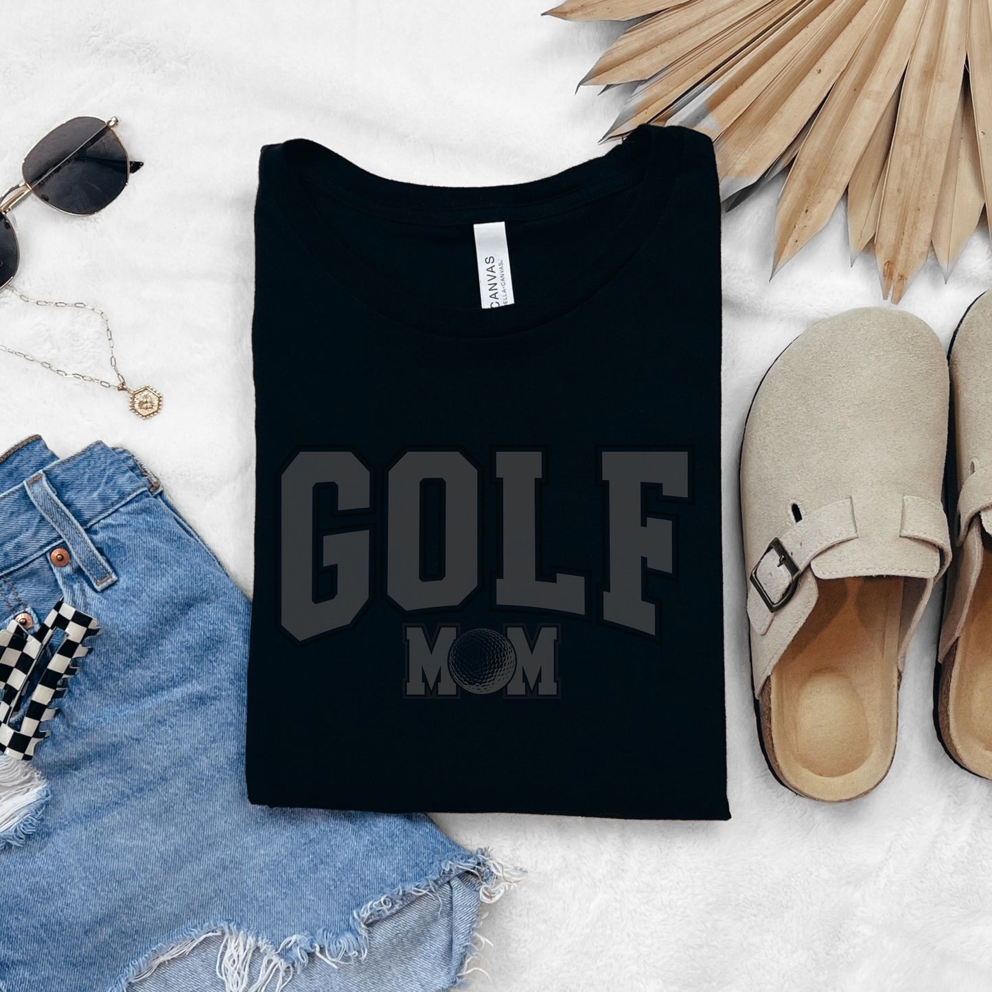 Varsity Style Golf Mom Collegiate Shirt