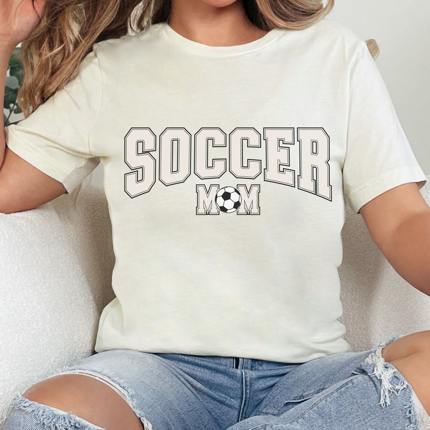 Varsity Style Soccer Mom Shirt