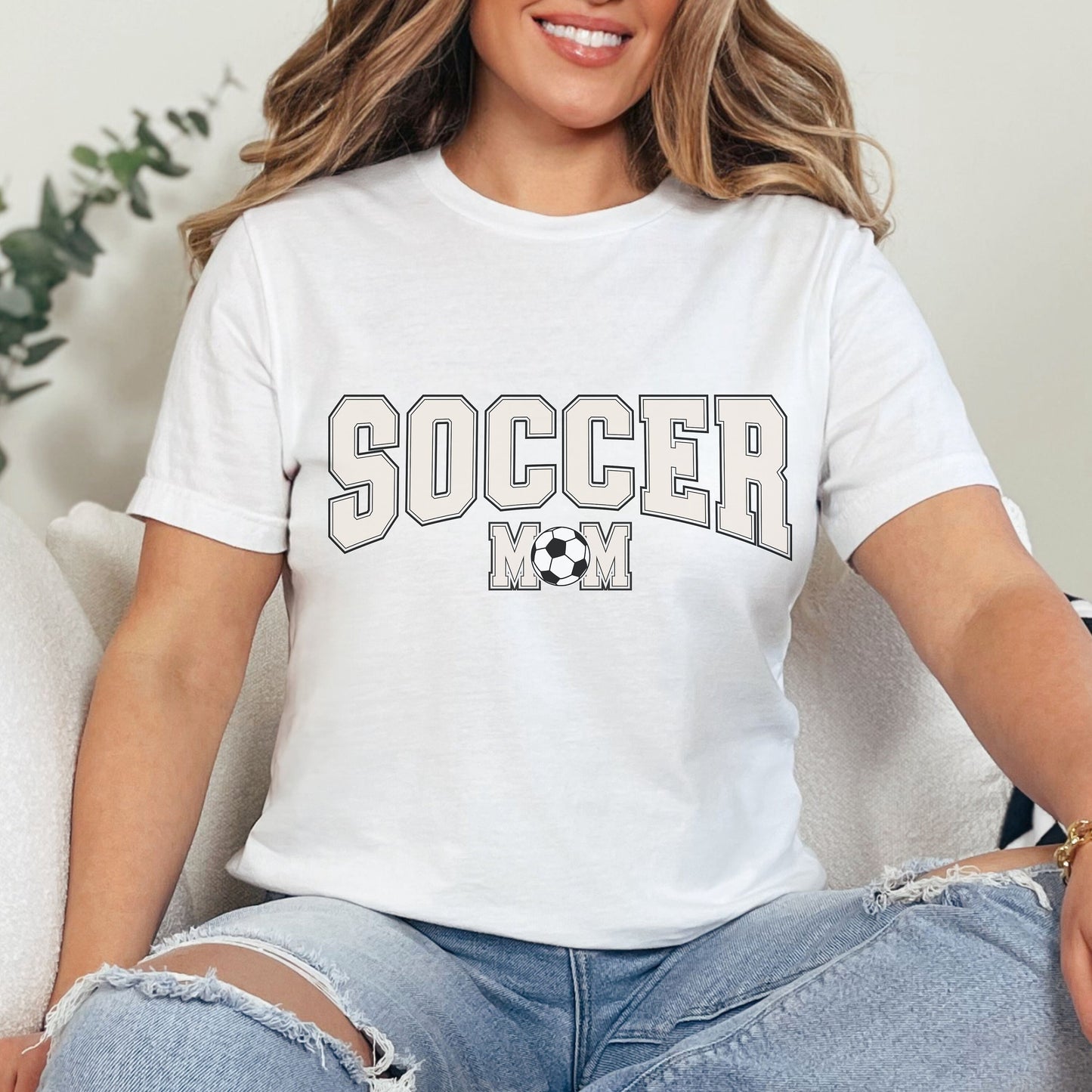 Varsity Style Soccer Mom Shirt