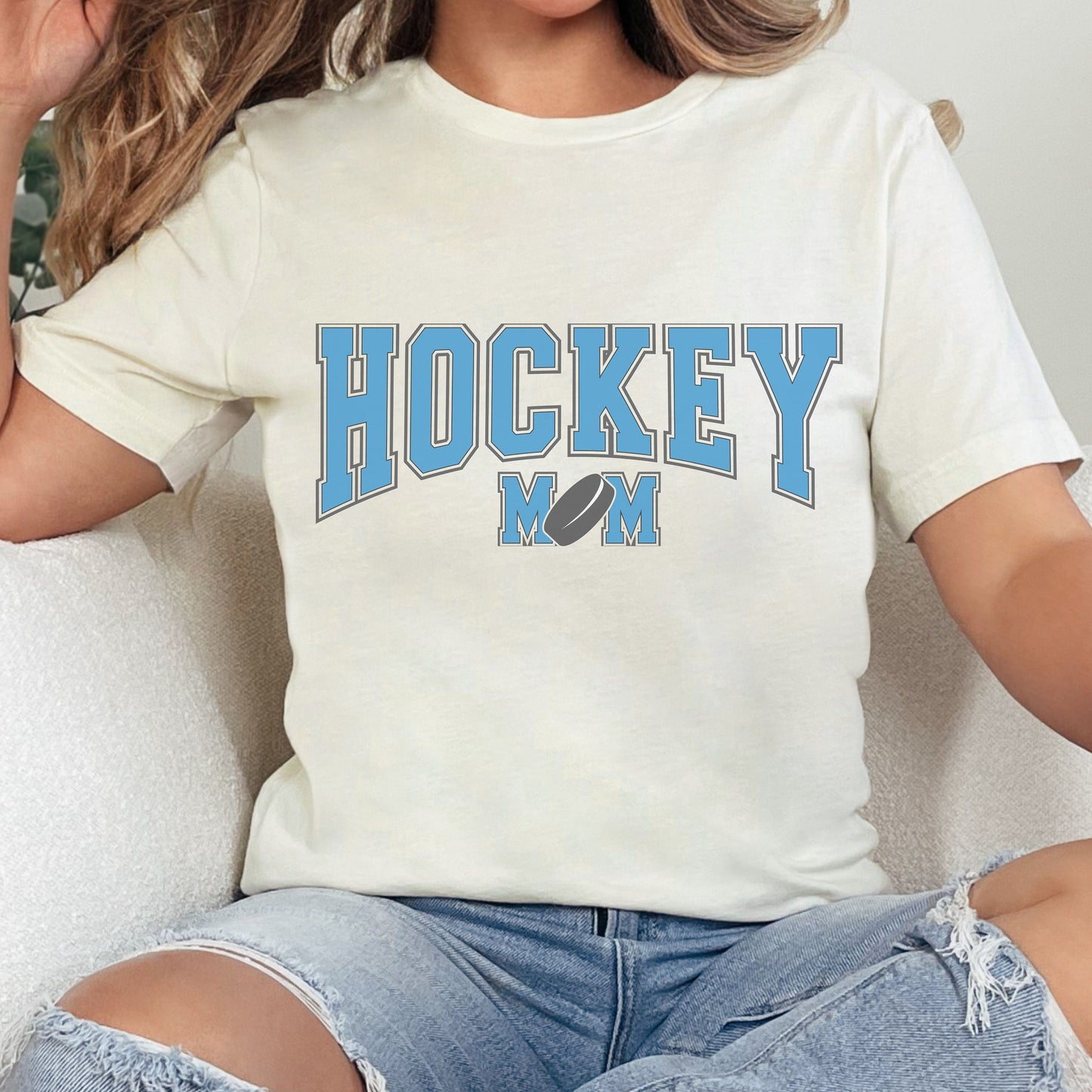 Varsity Style Hockey Mom Collegiate Shirt