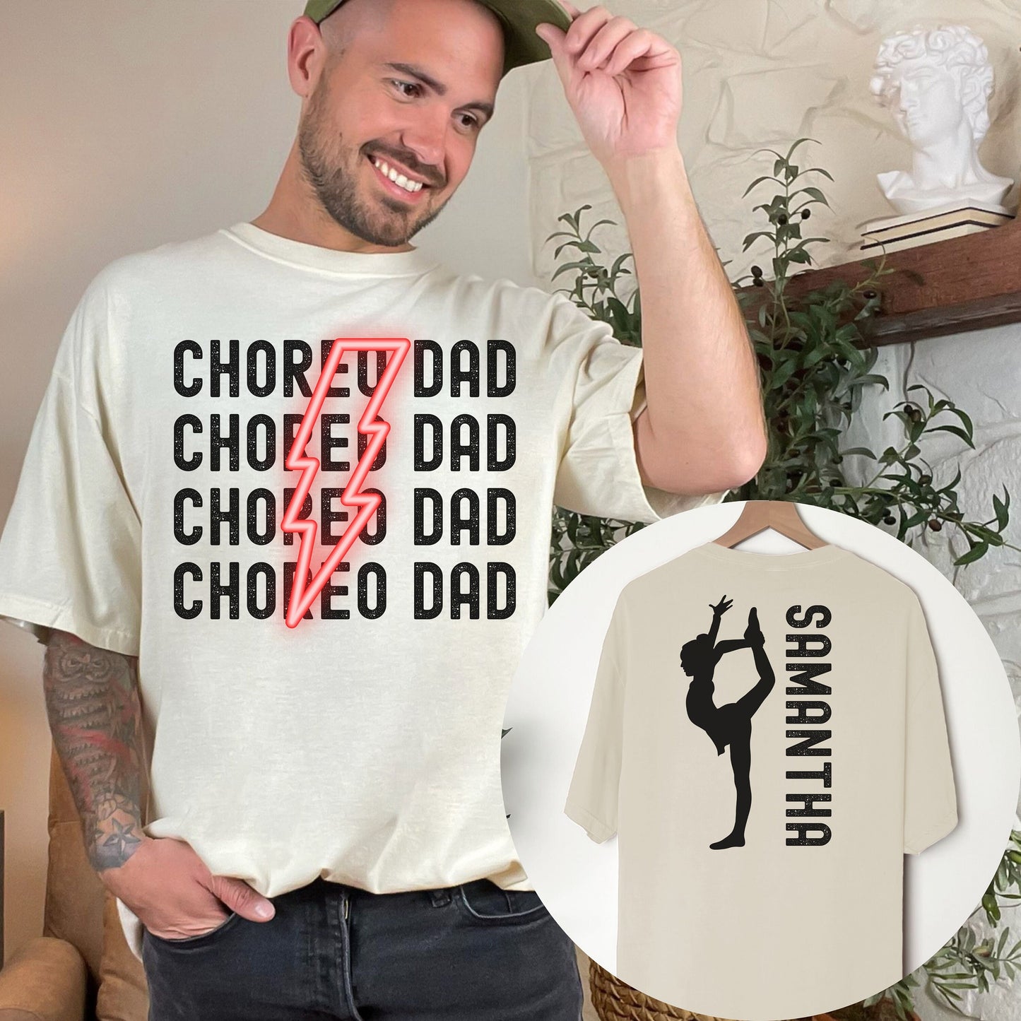 Custom Choreo Dad Comfort Colors Shirt