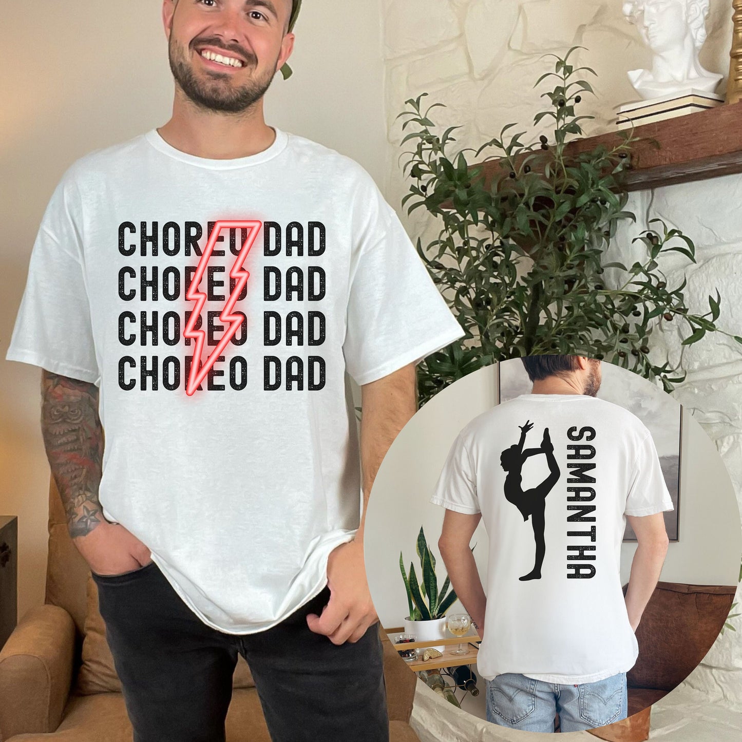 Custom Choreo Dad Comfort Colors Shirt