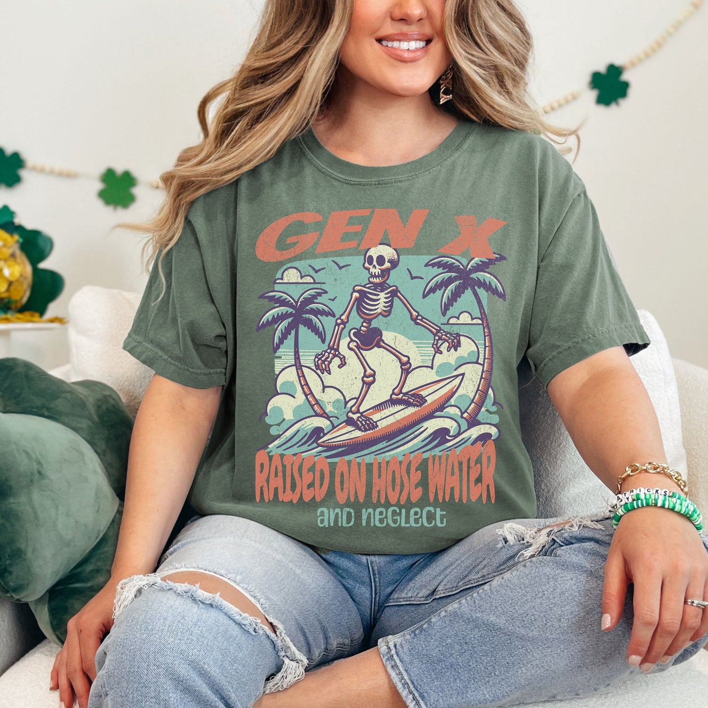 Gen X Raised on Hose Water and Neglect Comfort Colors Shirt