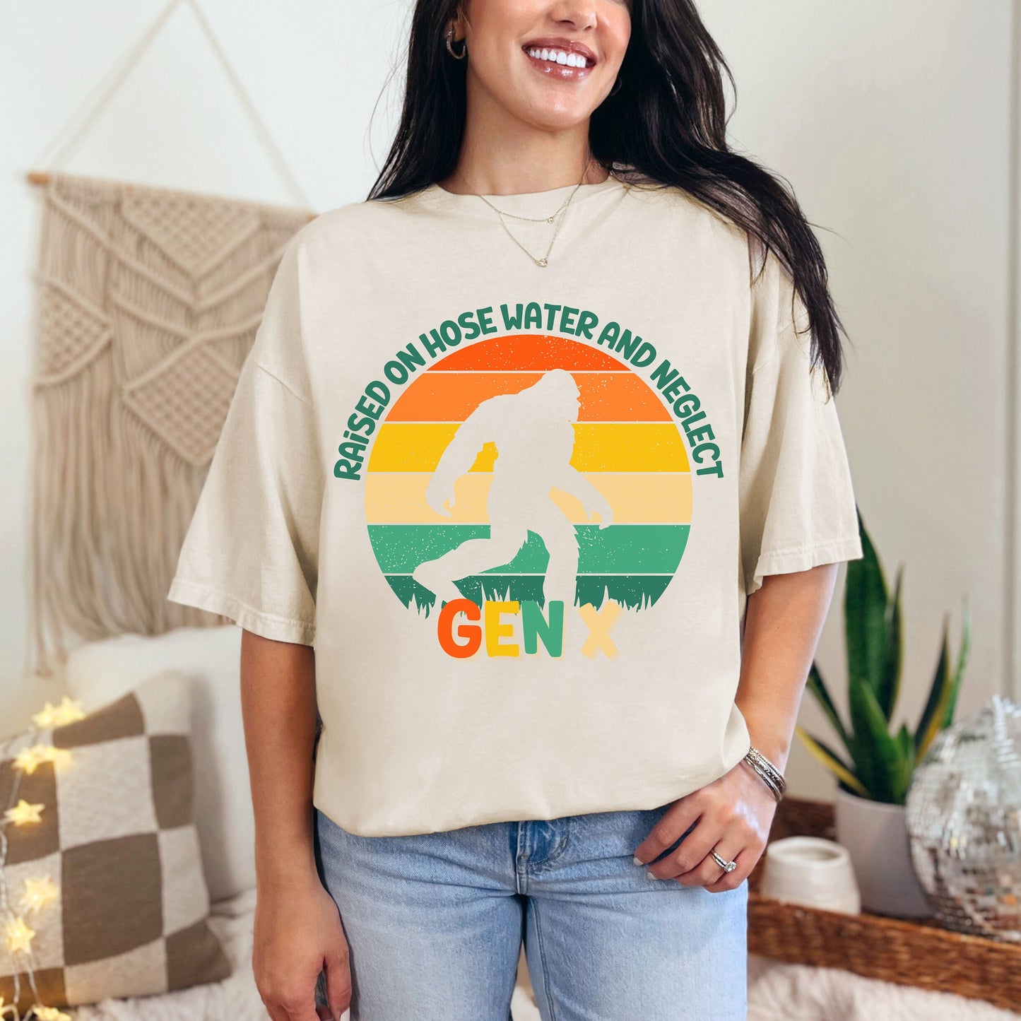 Gen X Raised On Hose Water And Neglect Comfort Colors T-Shirt