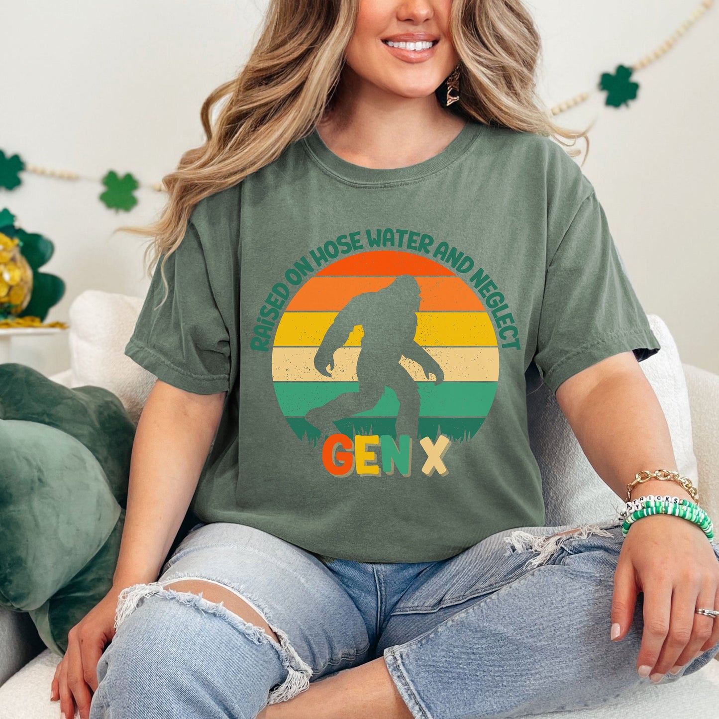 Gen X Raised On Hose Water And Neglect Comfort Colors T-Shirt