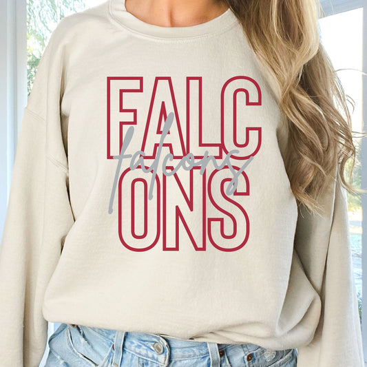 Falcons Sports Football Sweatshirt, Atlanta Football Sweater, Falcons Sweatshirt, America Football Sweatshirt, Falcons Football Fan Shirt