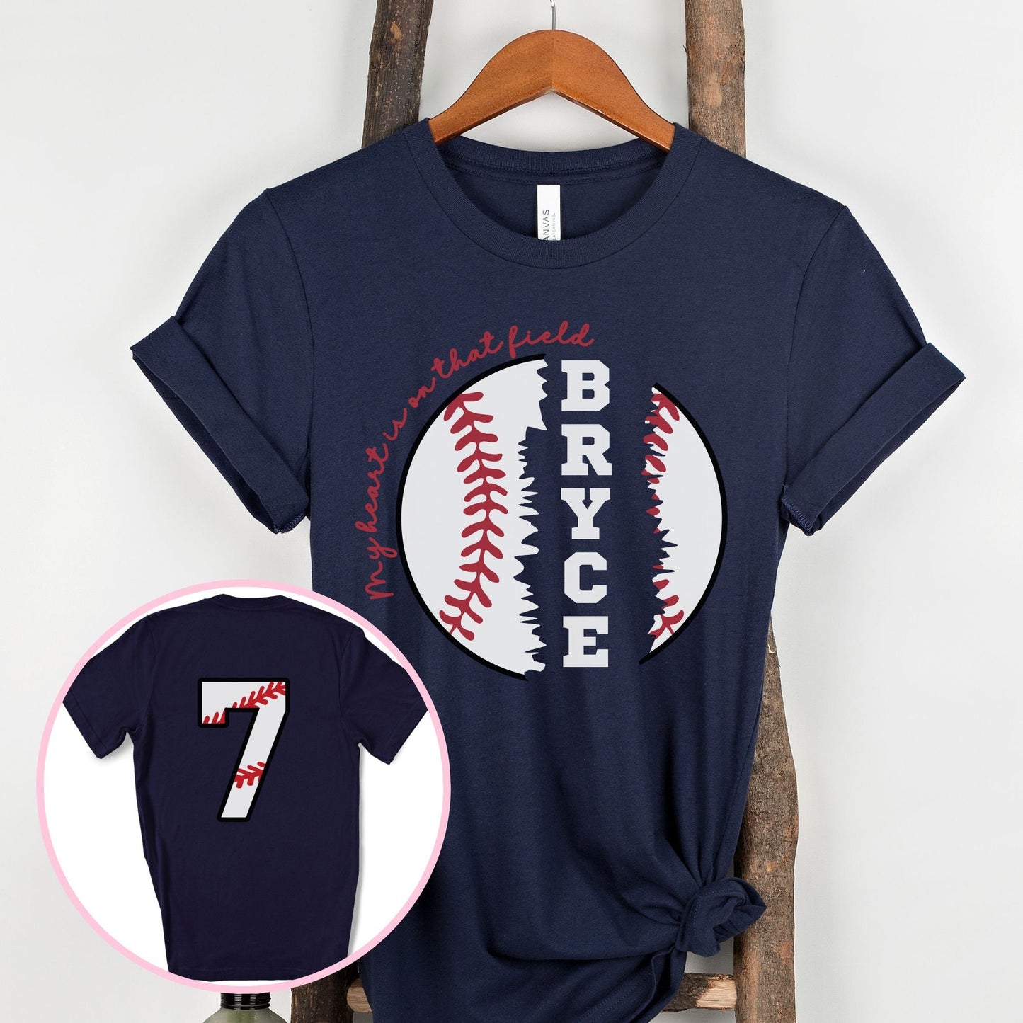 Custom Baseball Mom Shirt, Baseball Team Name Shirt