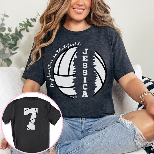 Custom Volleyball Name and Numbers Shirt