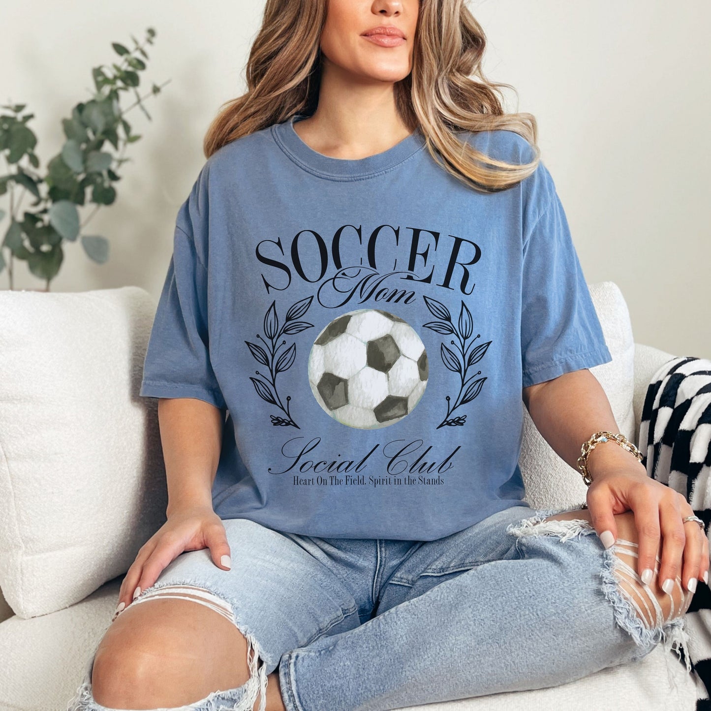 Soccer Mom Social Club Comfort Colors Shirt