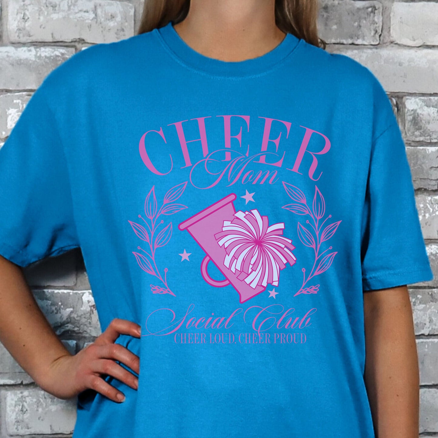 Cheer Mom Social Club Comfort Colors Shirt