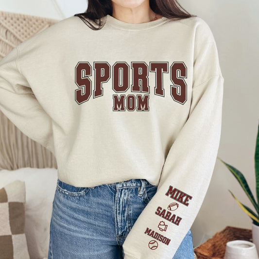 Game Day Vibes In My Sports Mom Sweatshirt