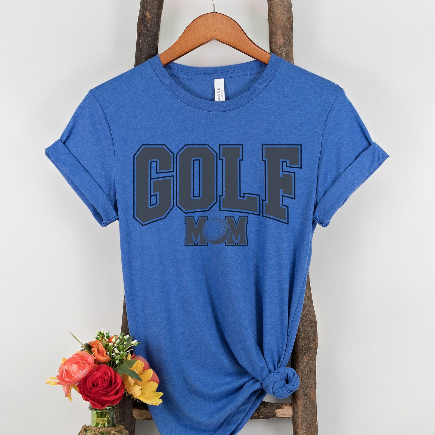 Varsity Style Golf Mom Collegiate Shirt