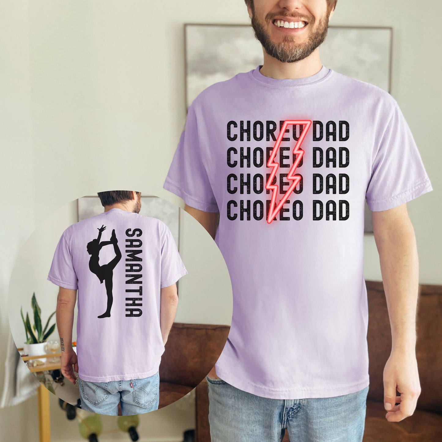 Custom Choreo Dad Comfort Colors Shirt