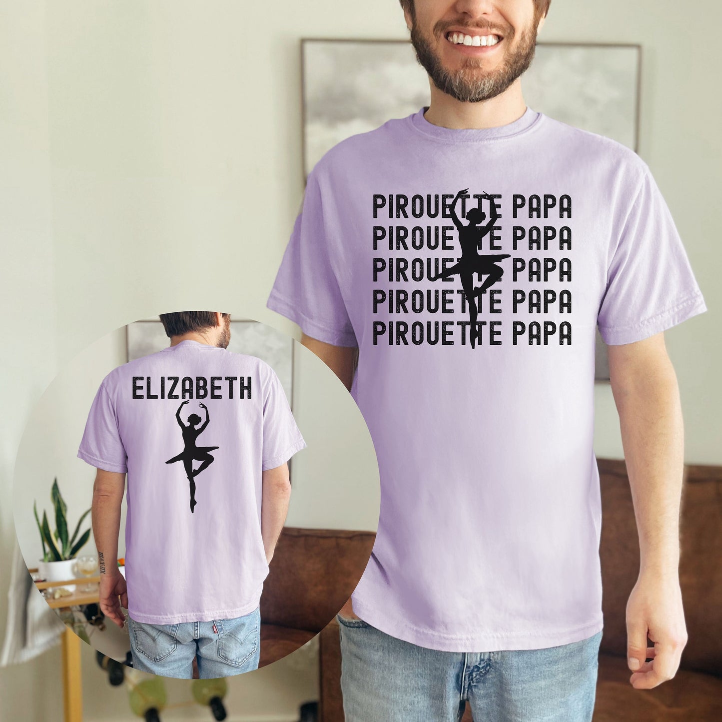 Custom Choreo Dad Comfort Colors Shirt