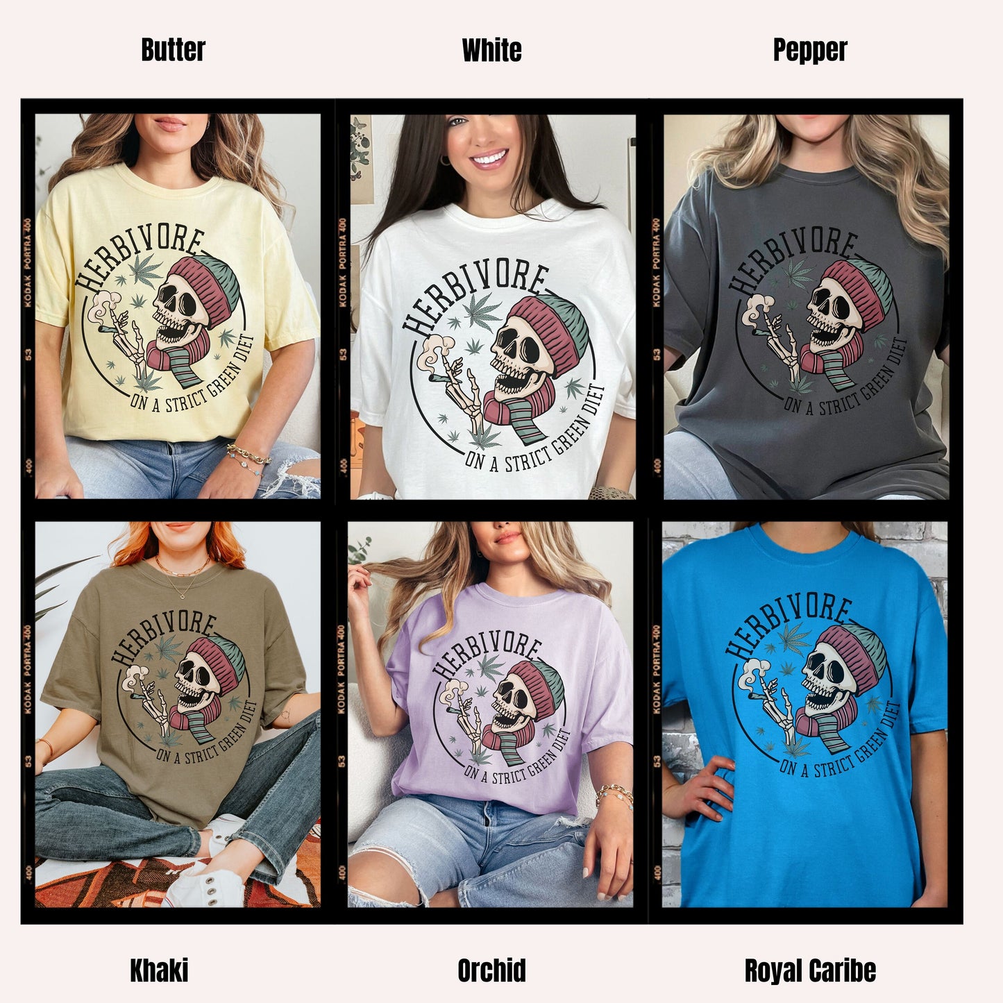 Funny Weed Stoner 420 Comfort Colors Skeleton Shirt