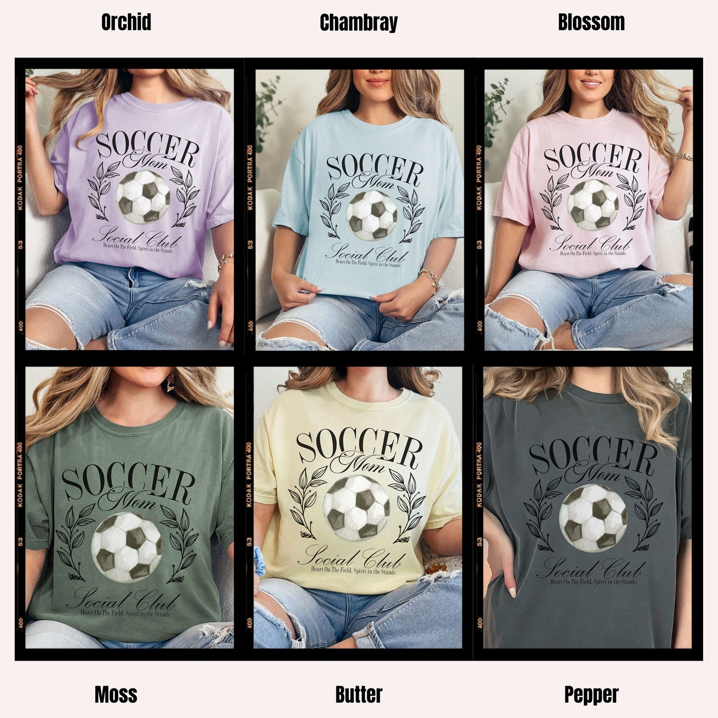 Soccer Mom Social Club Comfort Colors Shirt