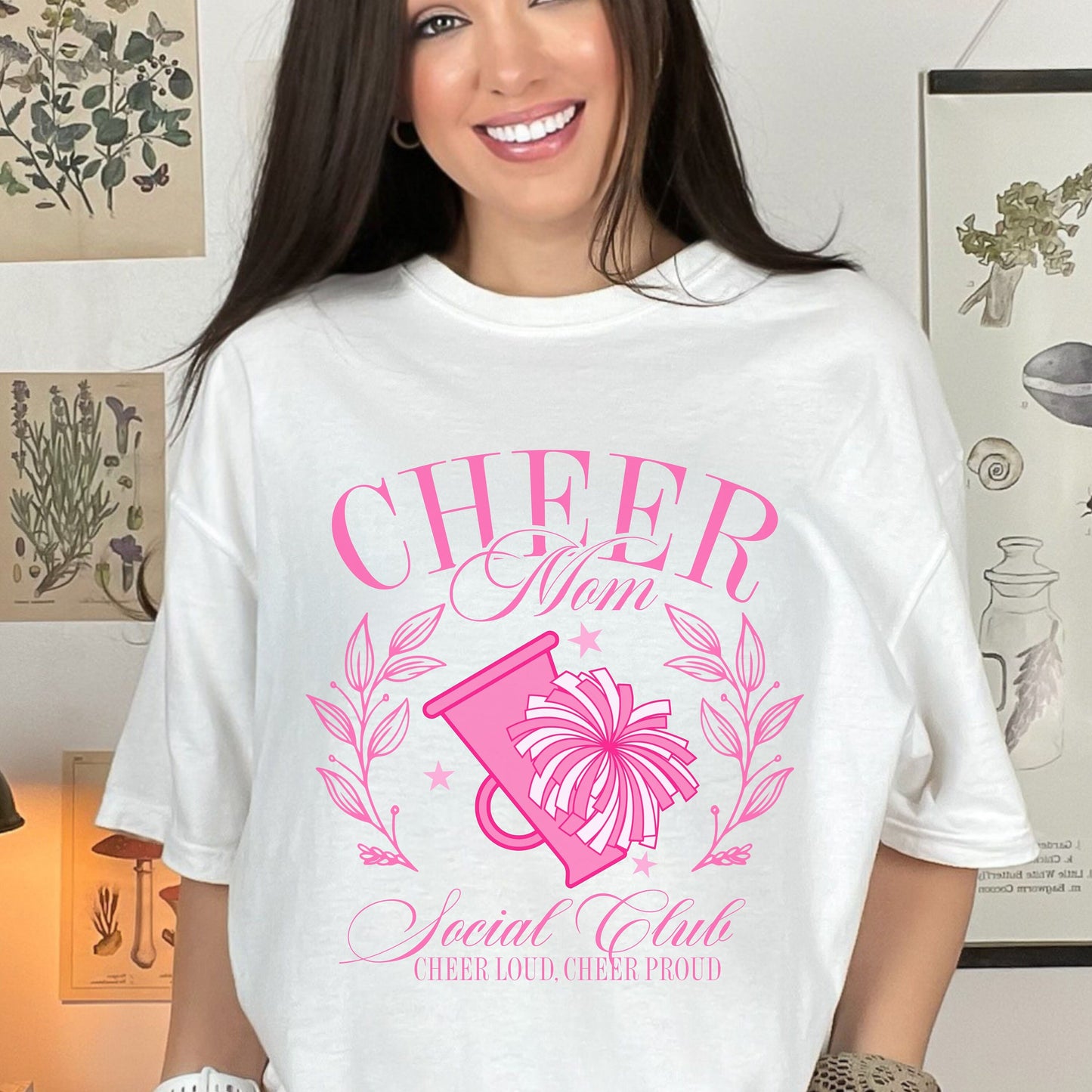 Cheer Mom Social Club Comfort Colors Shirt