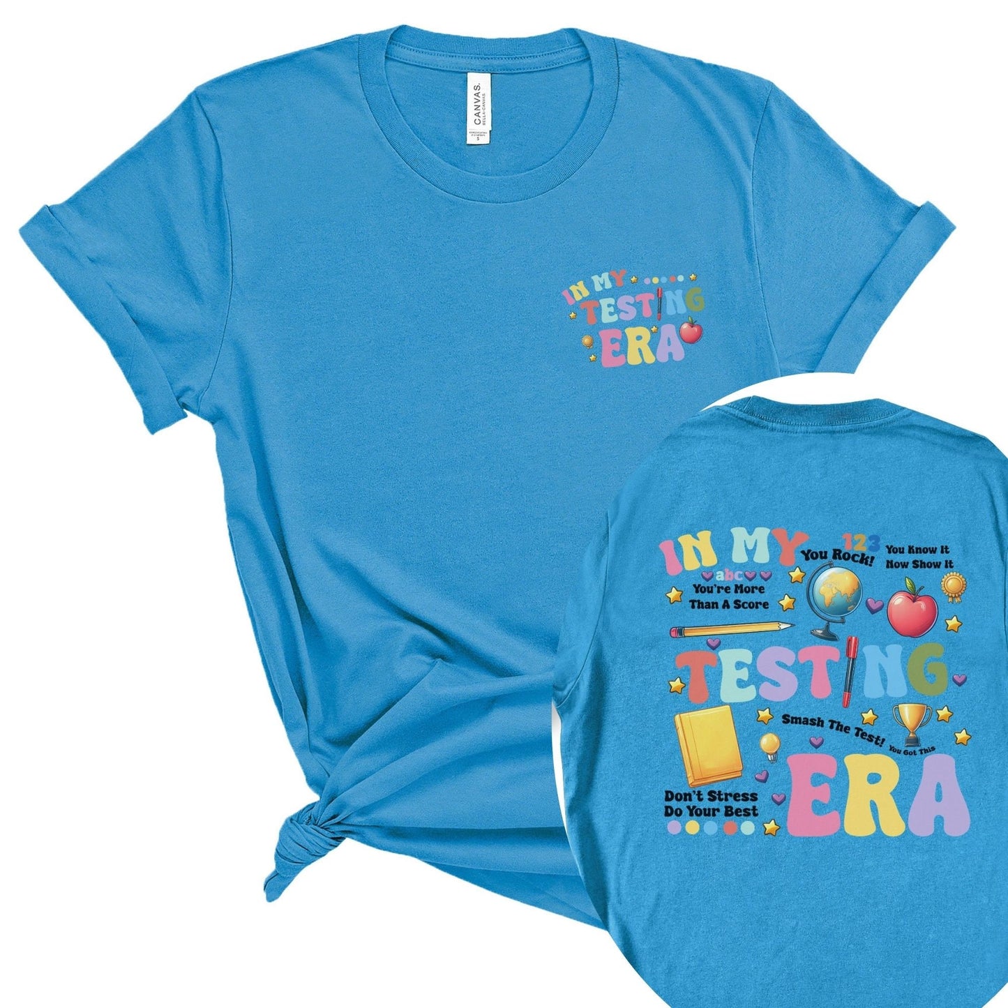 Teacher Testing T-shirt Bundle - Exam Day Tee  State Testing Tshirt  Gift