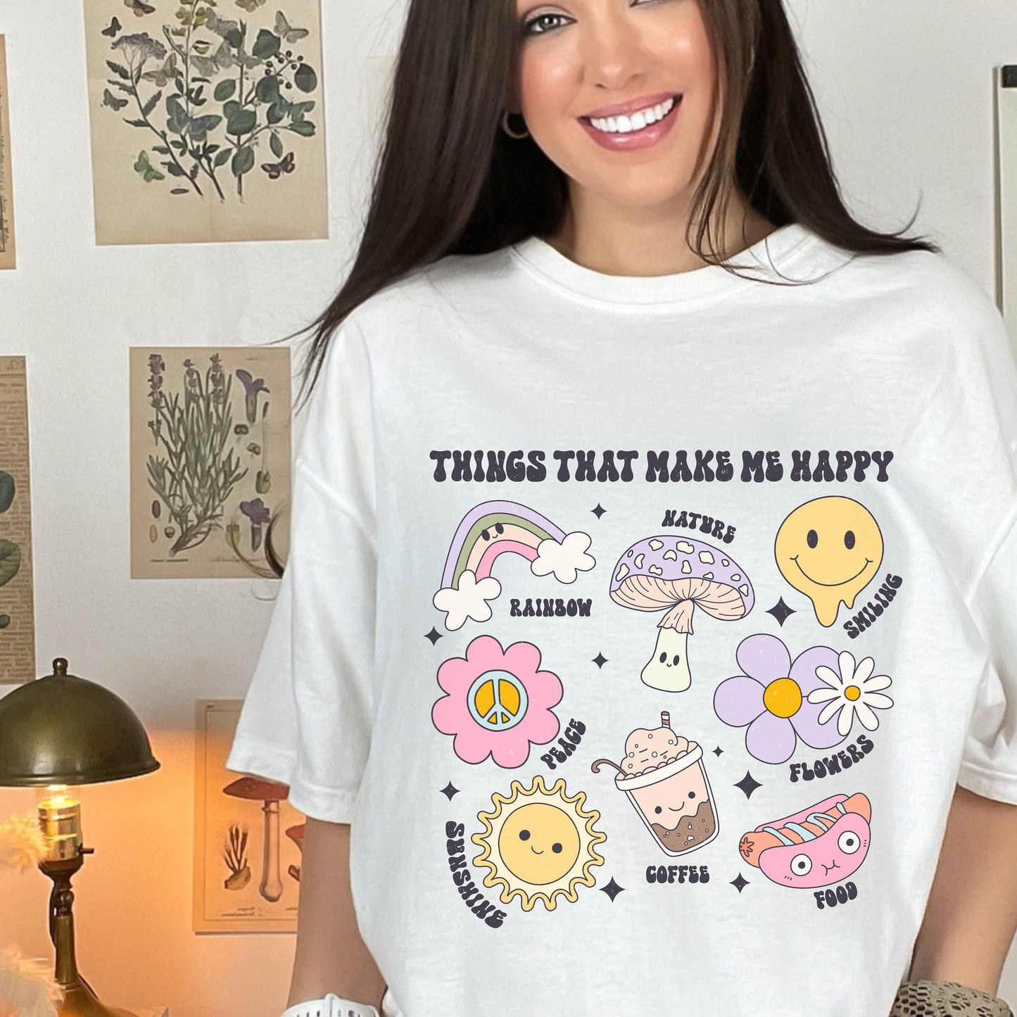 Comfort Colors Things That Make Me Happy Shirt