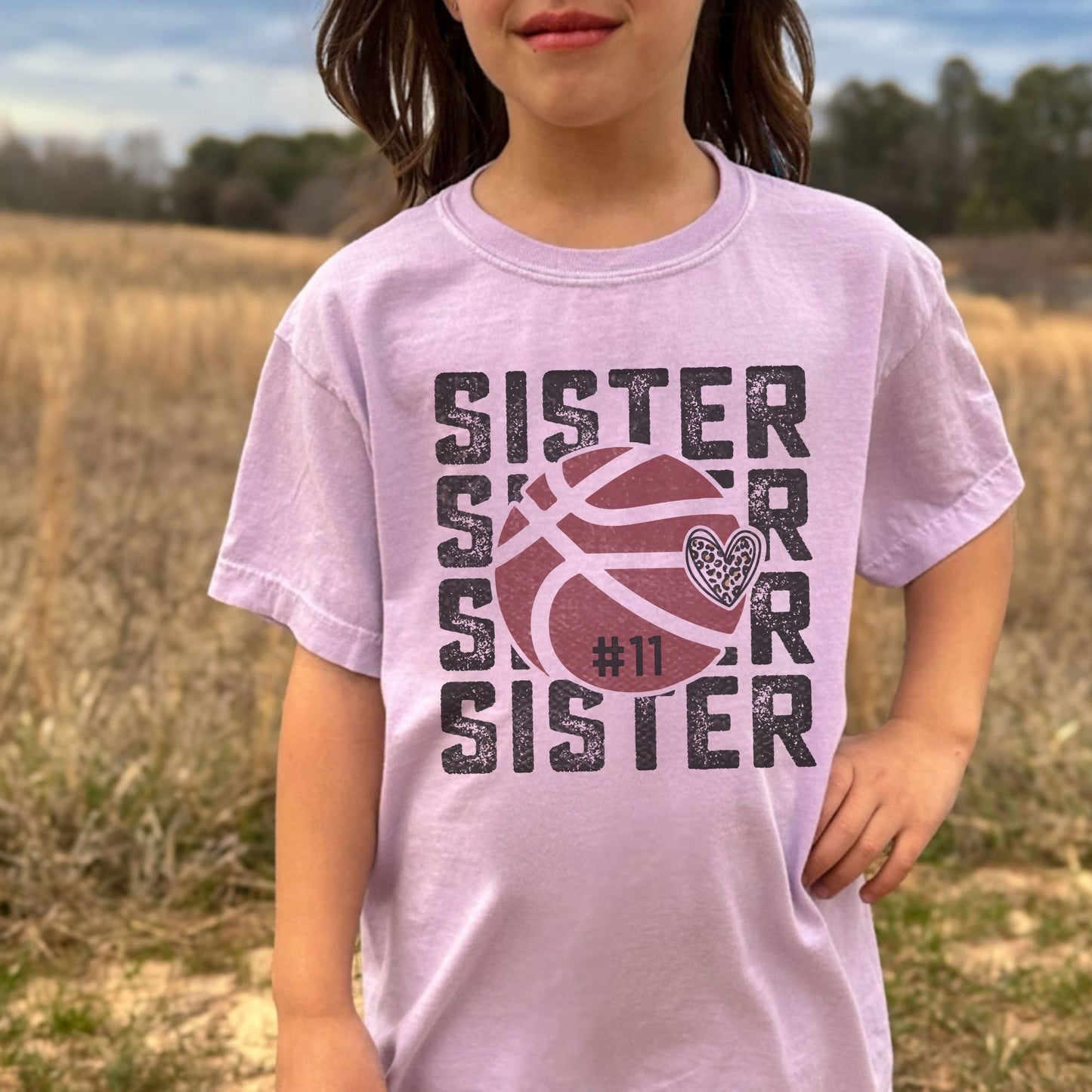 Basketball Sister Comfort Colors Shirt