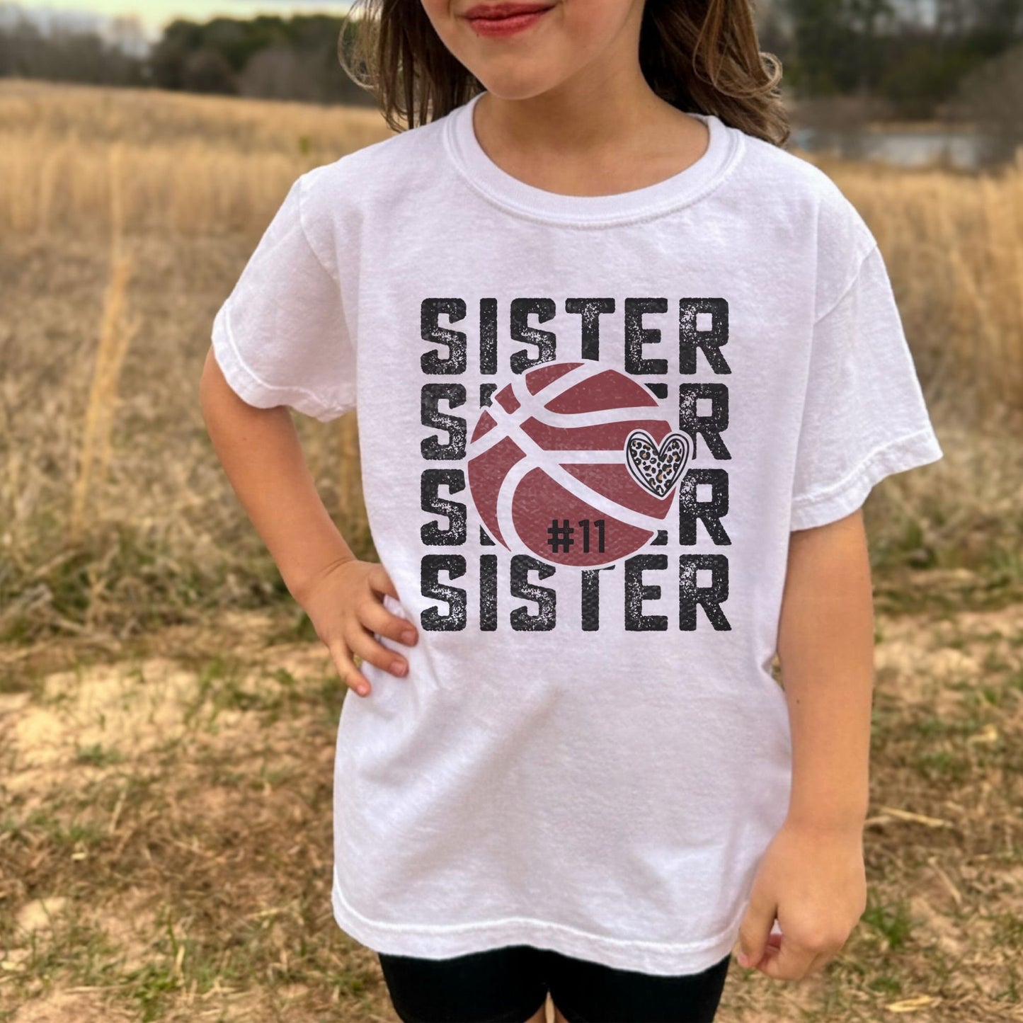 Basketball Sister Comfort Colors Shirt