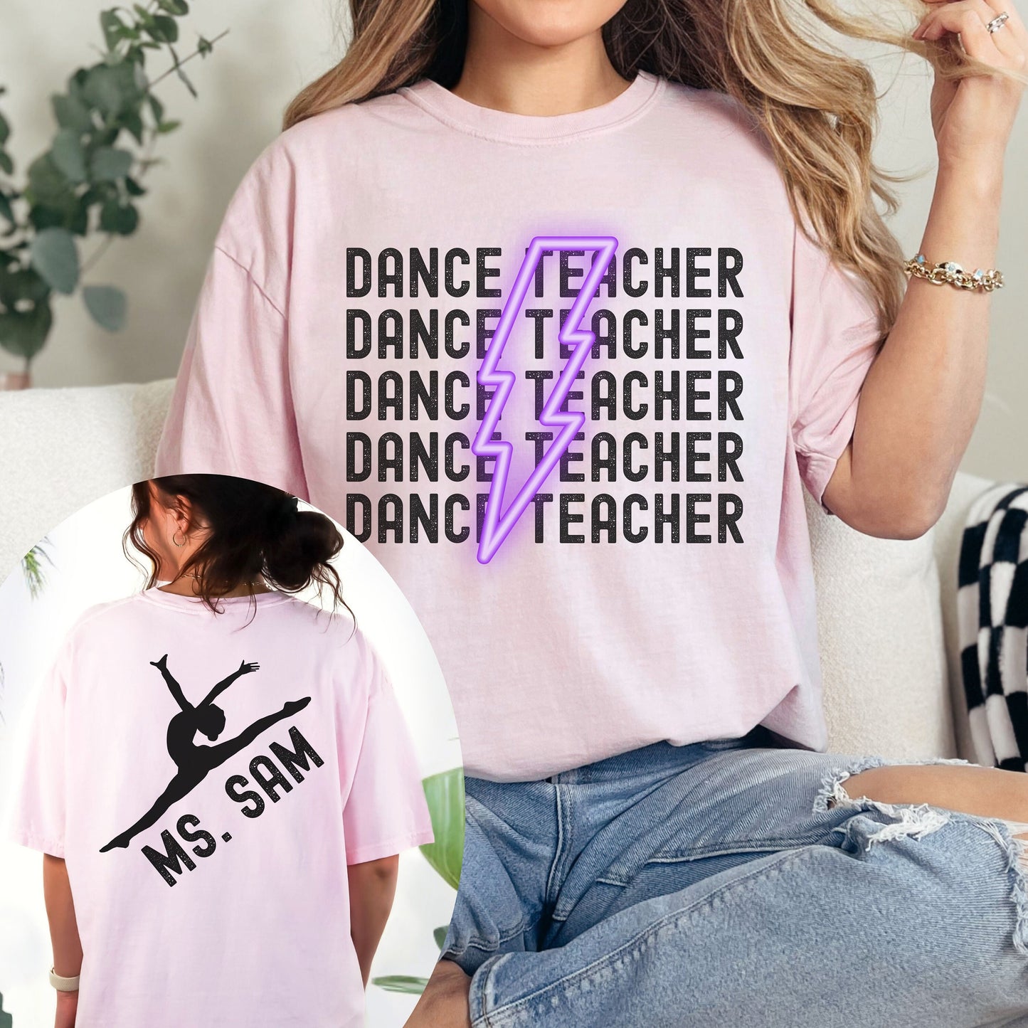 Custom Dance Teacher Comfort Colors Shirt