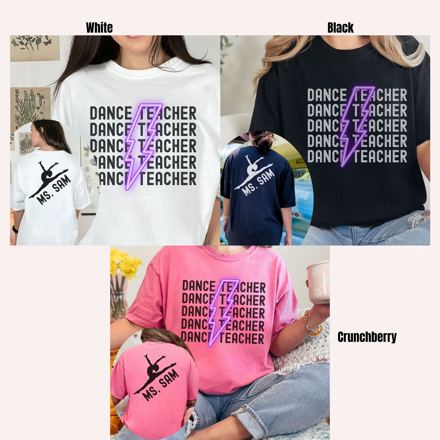 Custom Dance Teacher Comfort Colors Shirt