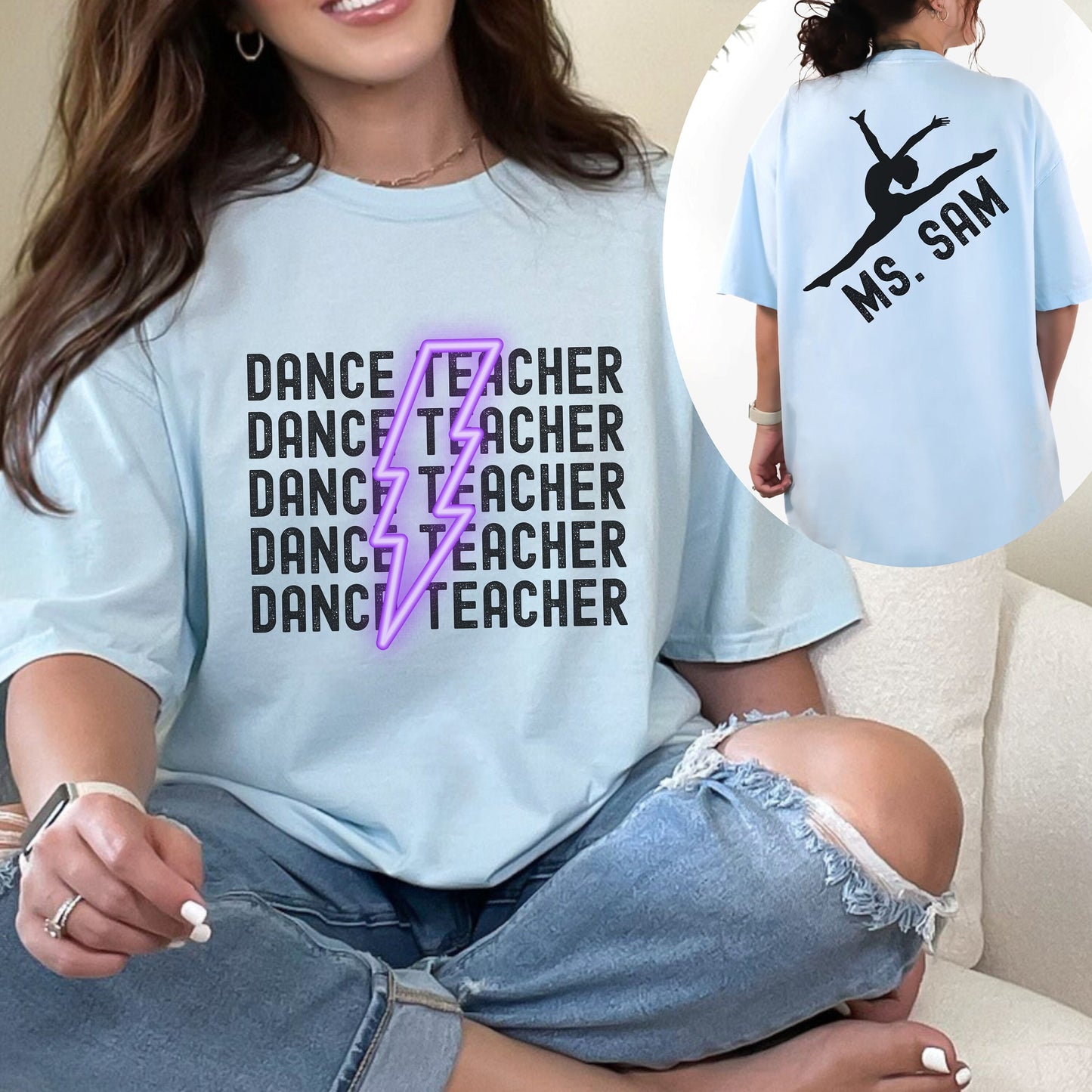 Custom Dance Teacher Comfort Colors Shirt