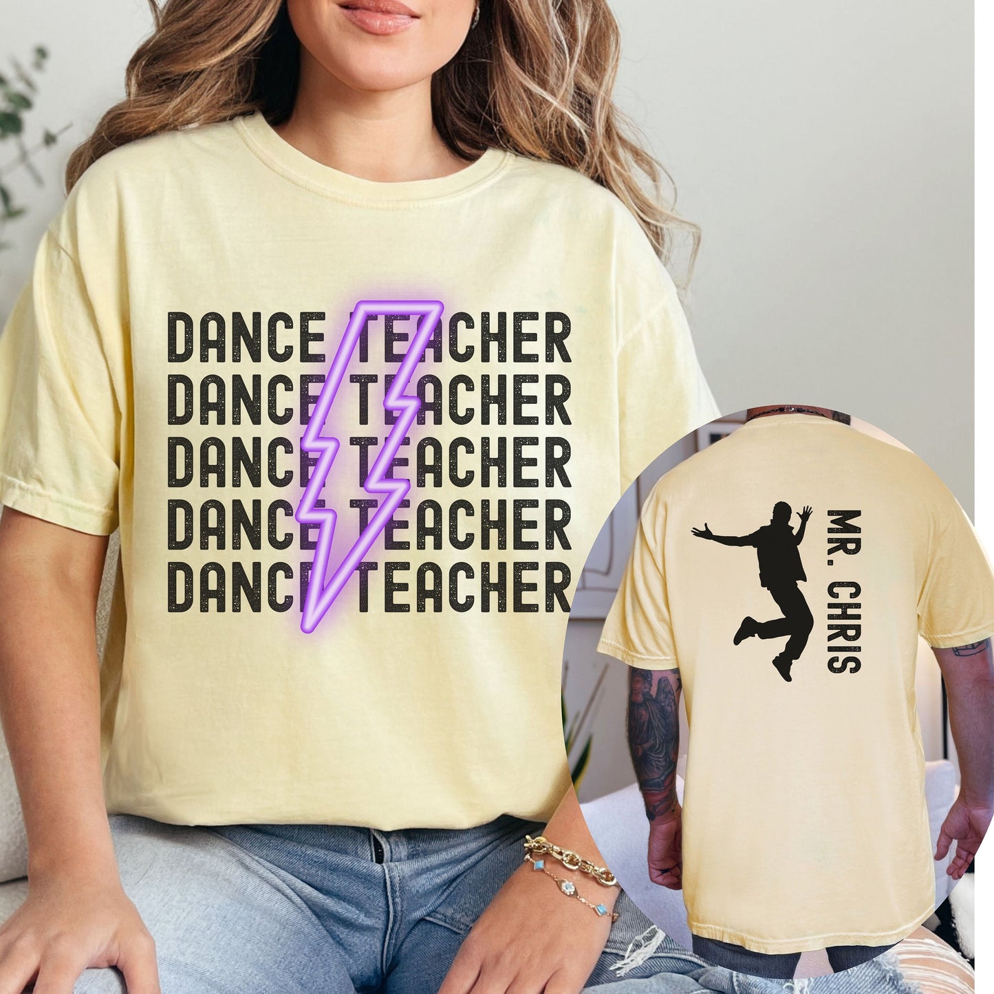 Custom Dance Teacher Comfort Colors Shirt