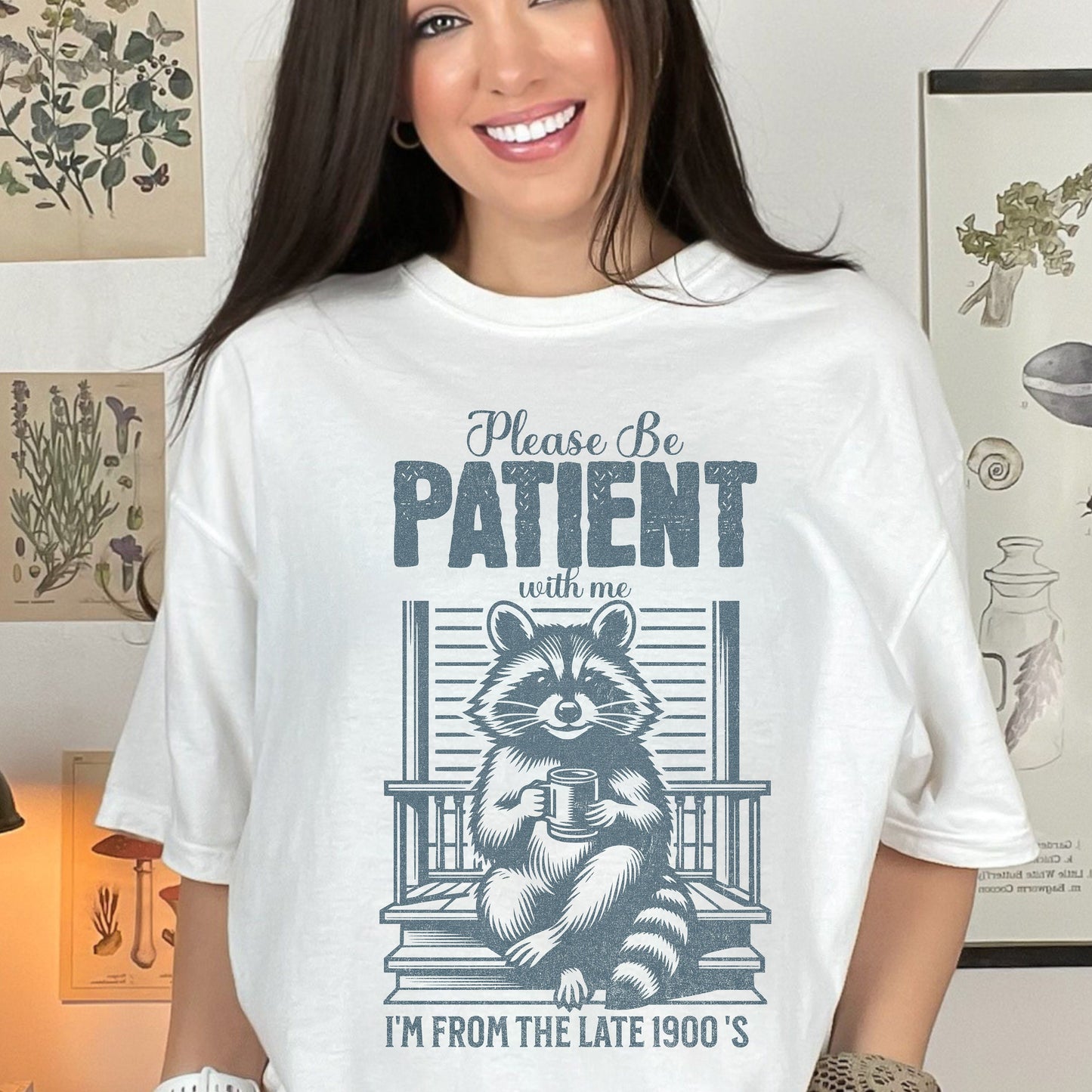 Funny Sarcastic Please Be Patient With Me I'm From The 1900's Comfort Colors Tee