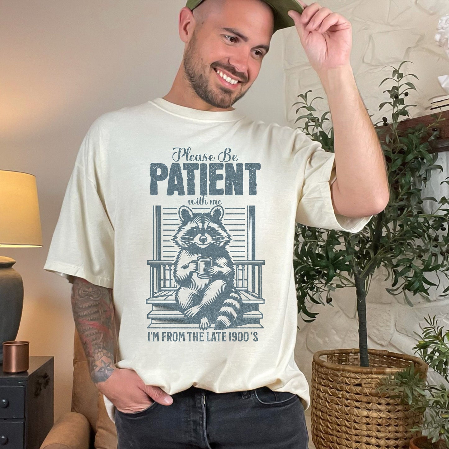 Funny Sarcastic Please Be Patient With Me I'm From The 1900's Comfort Colors Tee