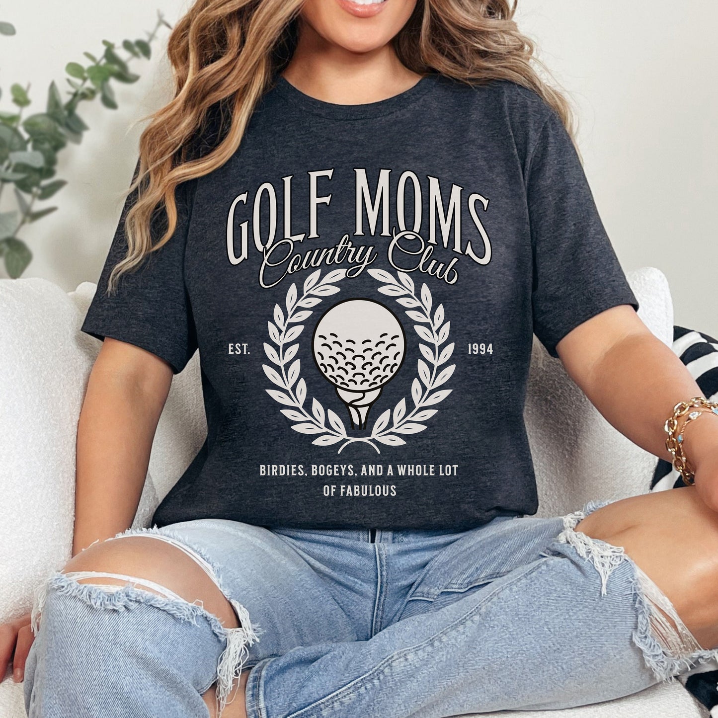 Golf Mom Country Club Social Shirt - Golf Gift Tee for Mom Golfer