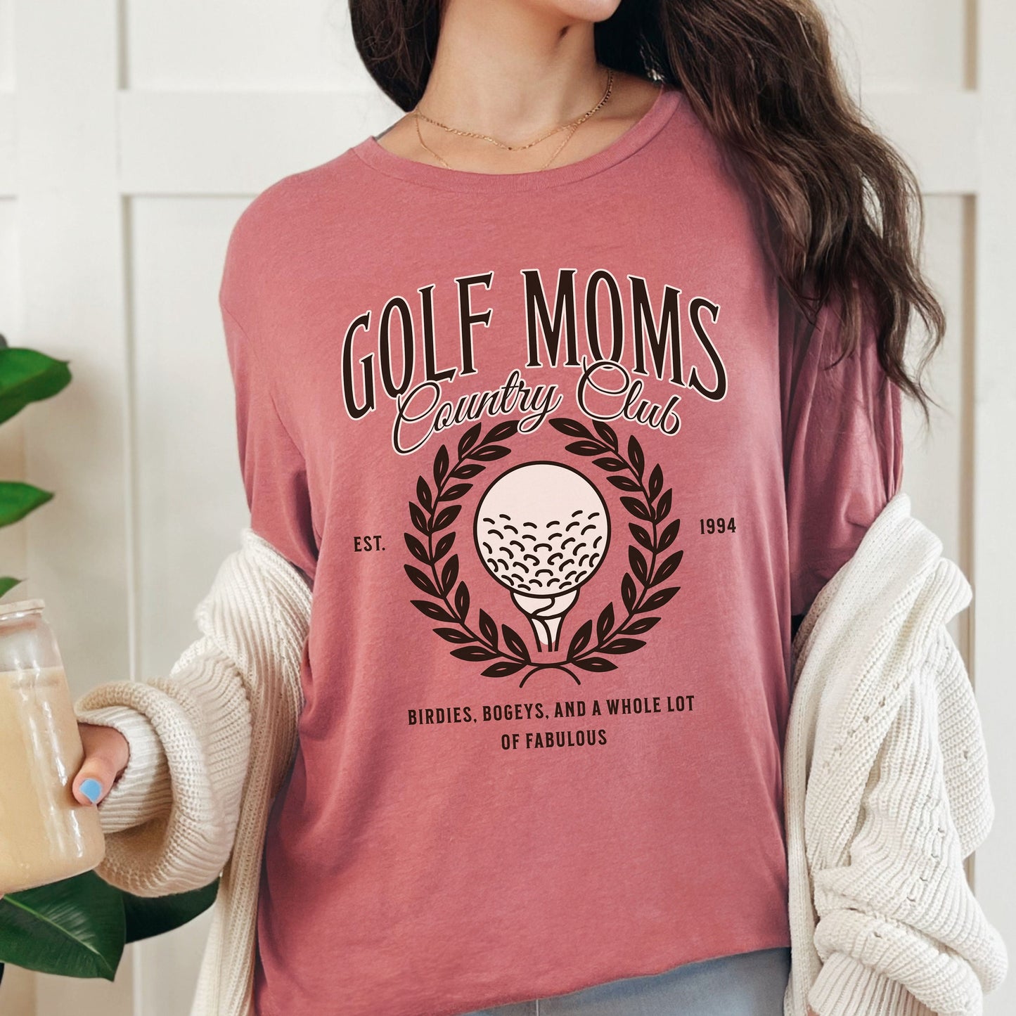 Golf Mom Country Club Social Shirt - Golf Gift Tee for Mom Golfer