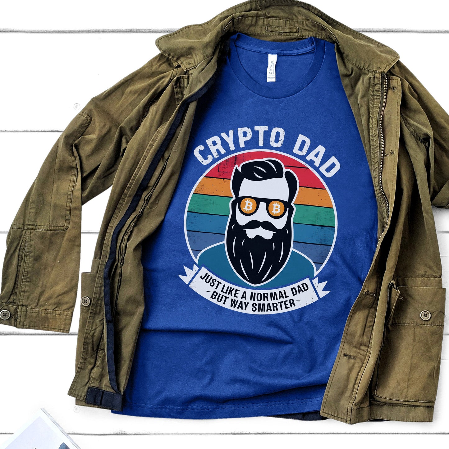 Crypto Dad Just Like A Regular Dad But Smarter Shirt