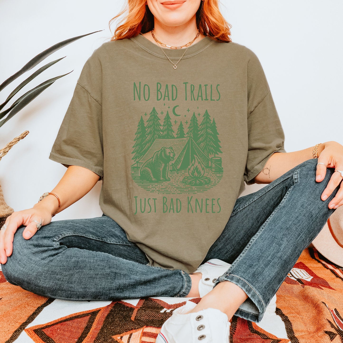 Funny Sarcastic Hiking Comfort Colors Shirt