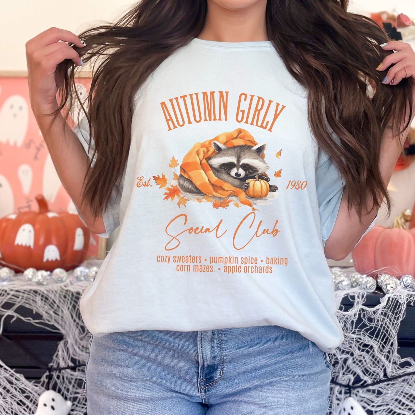 Autumn Girly Social Club Fall Comfort Colors Shirt