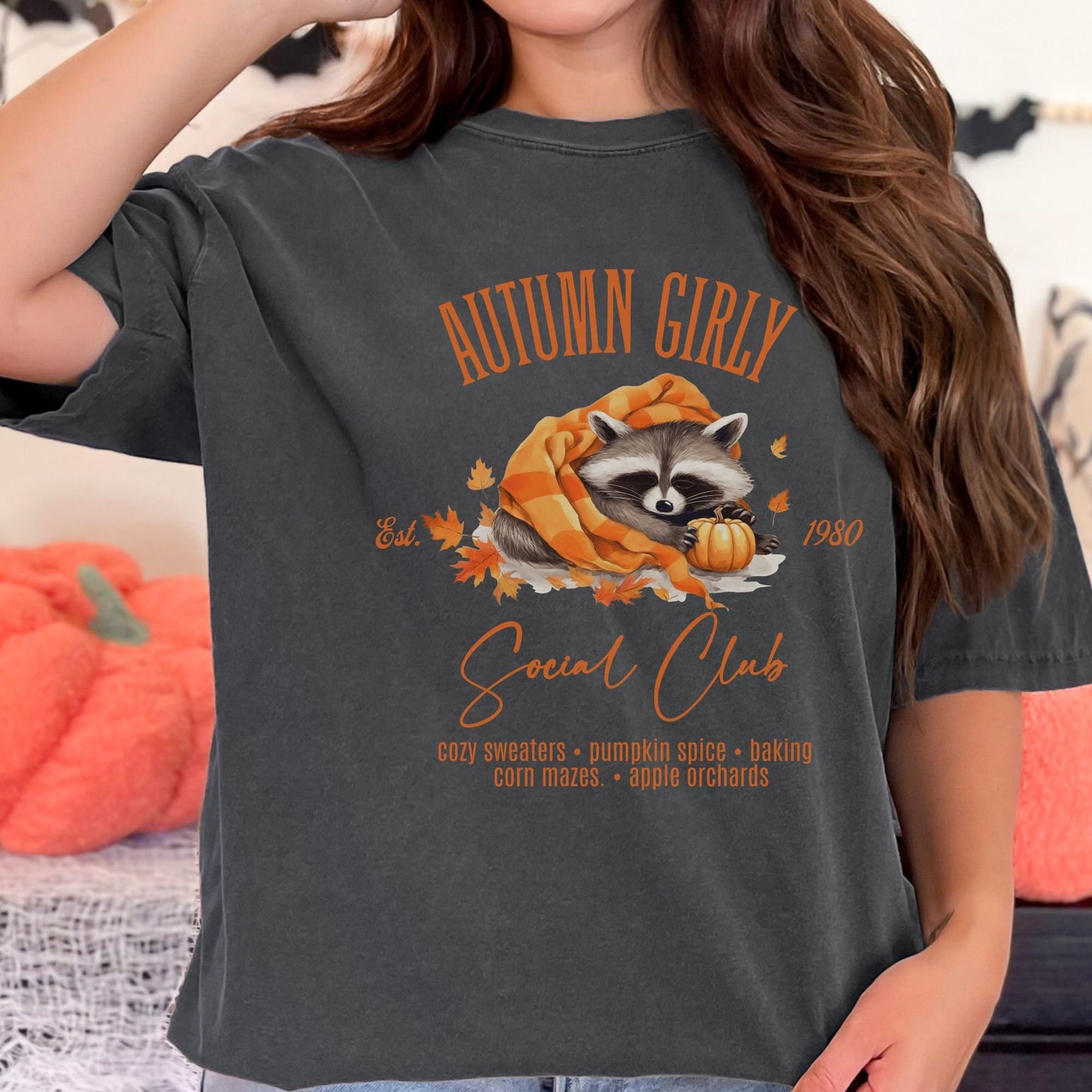 Autumn Girly Social Club Fall Comfort Colors Shirt