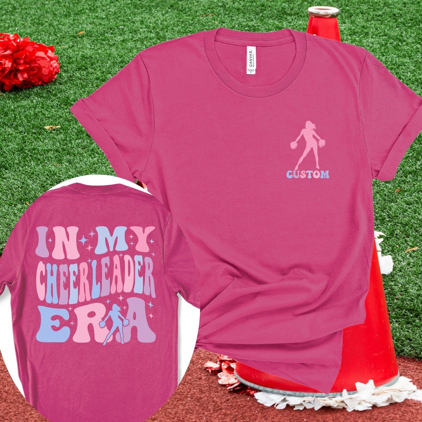 Personalized Cheerleader Era Shirt - Custom Name Tee for Cheerleaders and Dancers